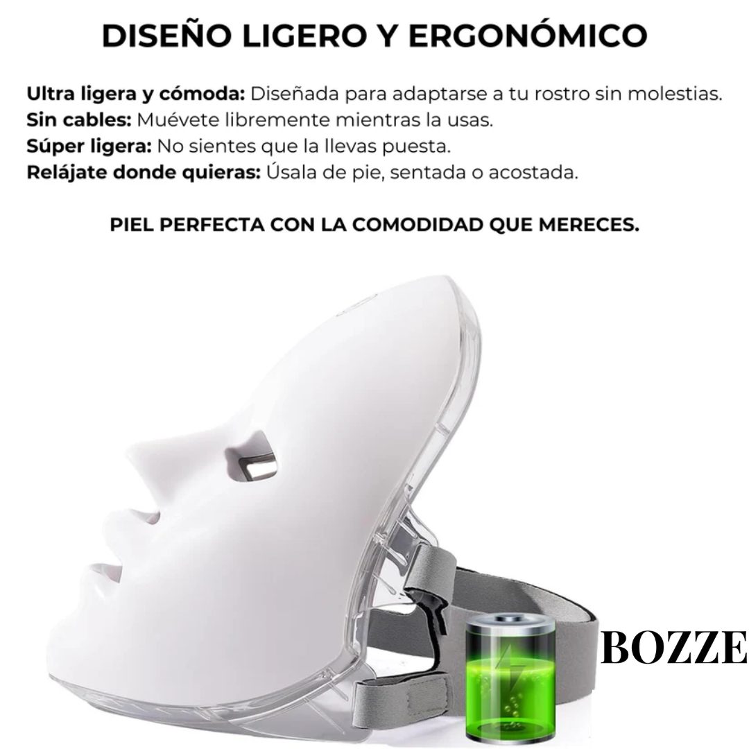 Máscara Led Facial (¡Incluye de regalo un Sérum Facial!)